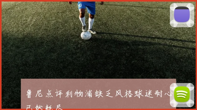 鲁尼点评利物浦缺乏风格球迷耐心已然耗尽